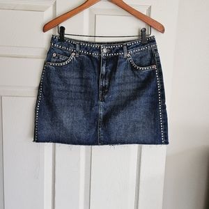 Topshop Moto 8 Denim Skirt Excellent Condition